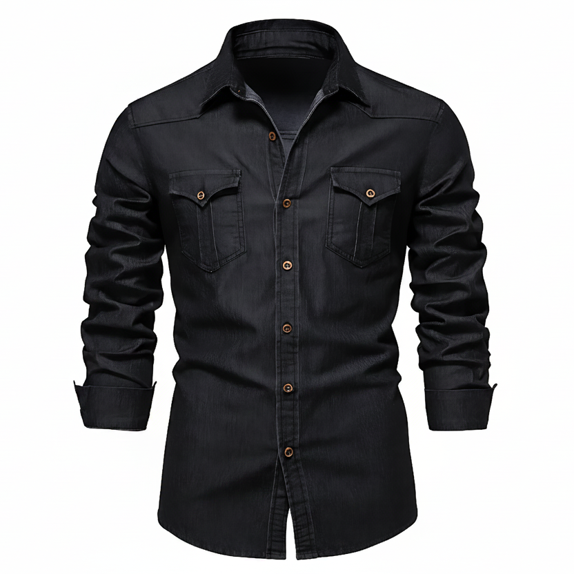 Cotton denim shirt: specially designed for men